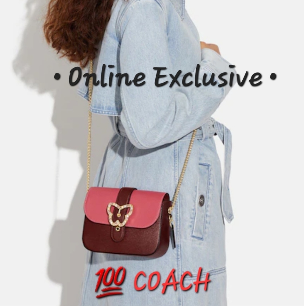 👀50% OFF 👀 NWT‼️Coach Gemma Colorblock Crossbody w/ Butterfly Buckle